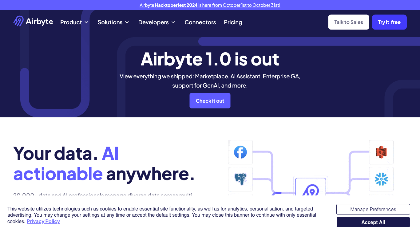 Airbyte Screenshot