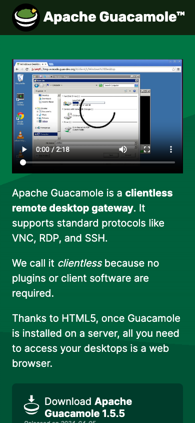 Apache Guacamole Celular