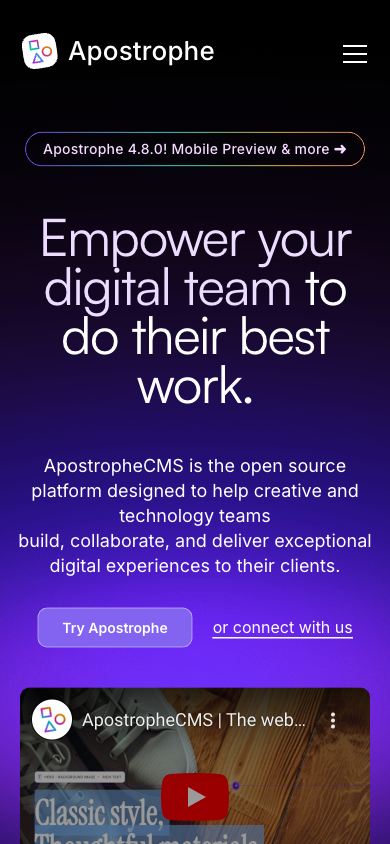 Apostrophecms 3 Celular