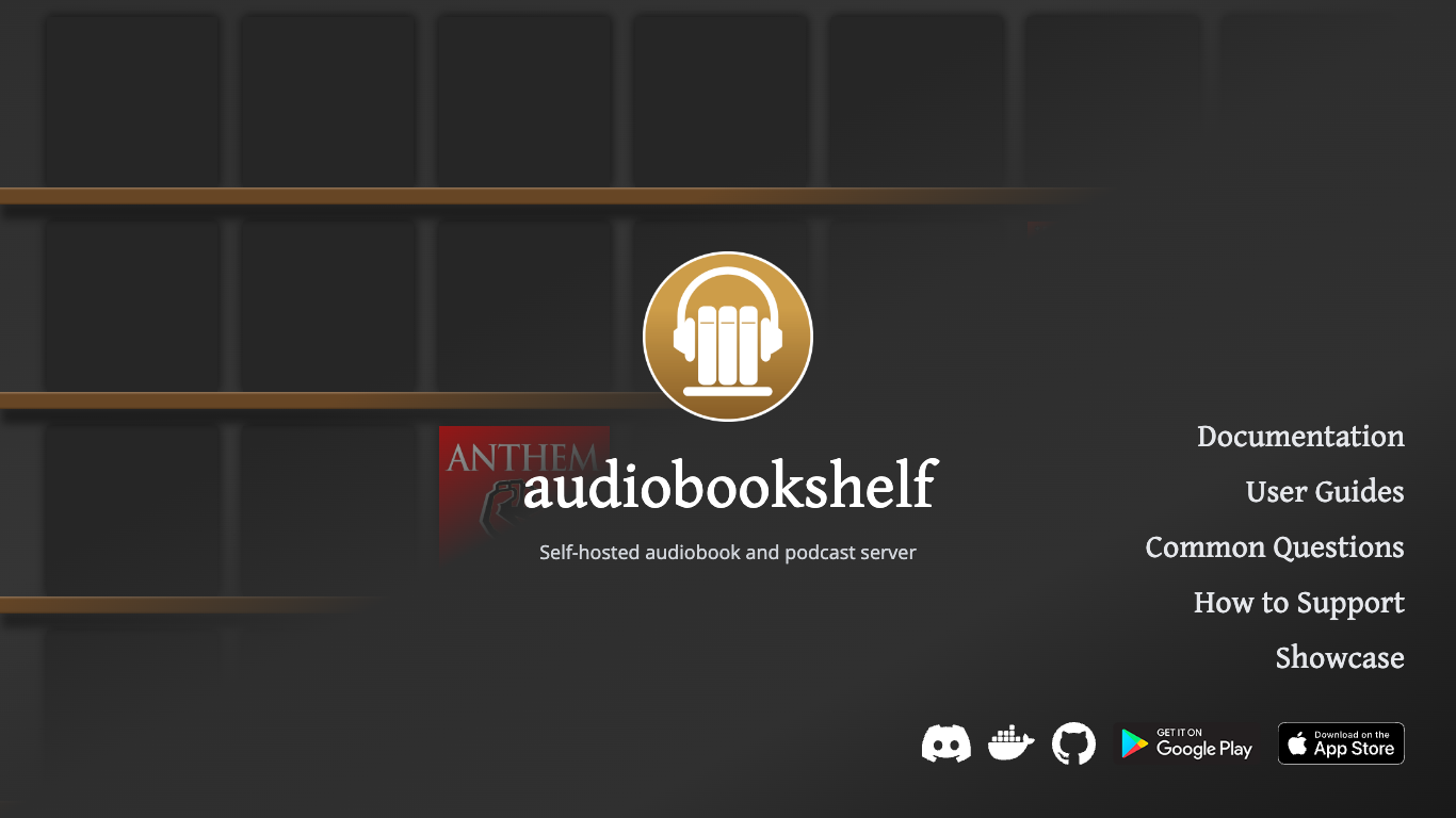 Audiobookshelf Screenshot