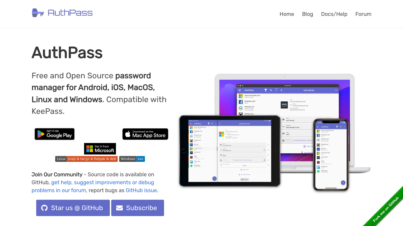 Authpass Screenshot