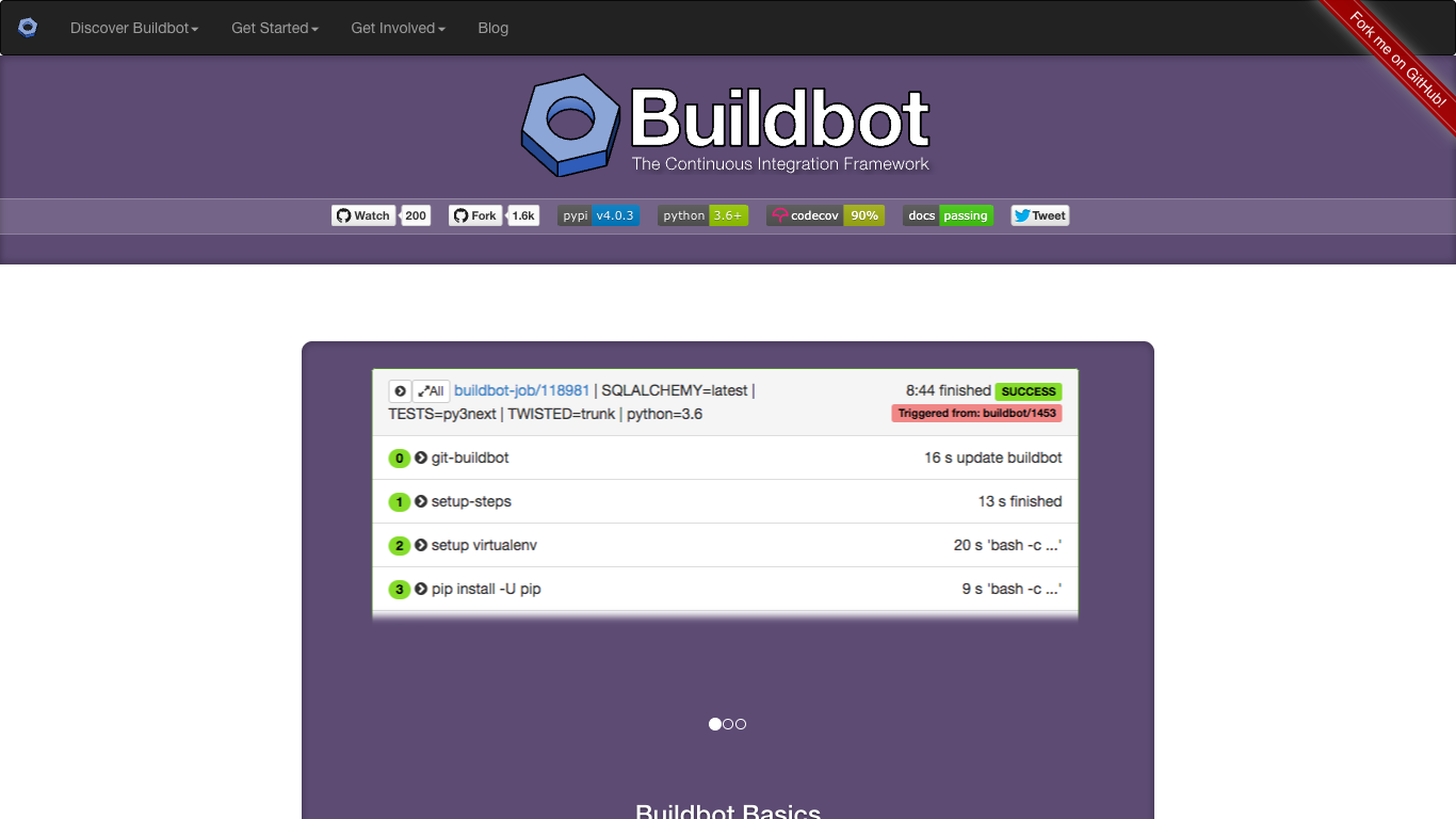 Buildbot Screenshot