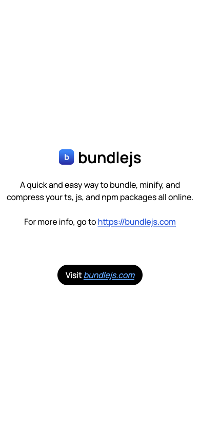 Bundlejs Celular