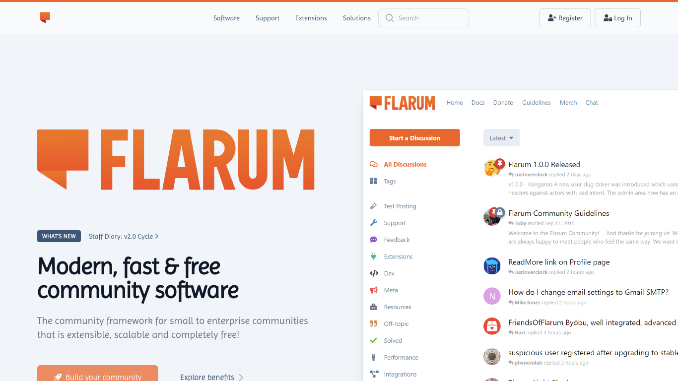 Flarum Screenshot