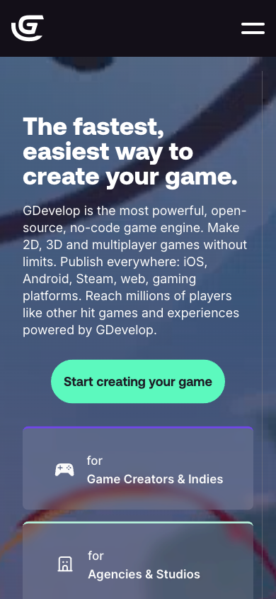 Gdevelop Celular