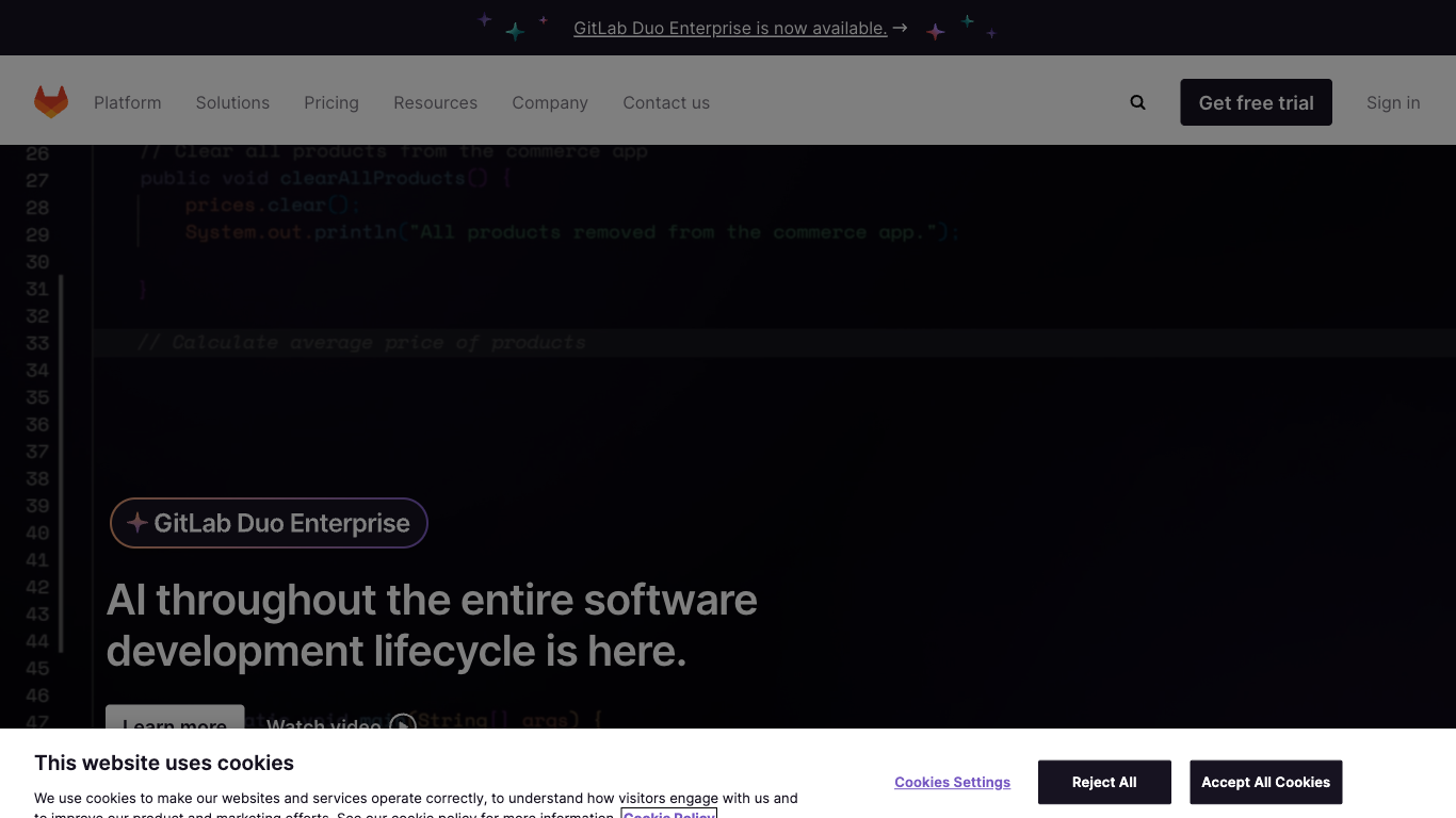 Gitlab Screenshot