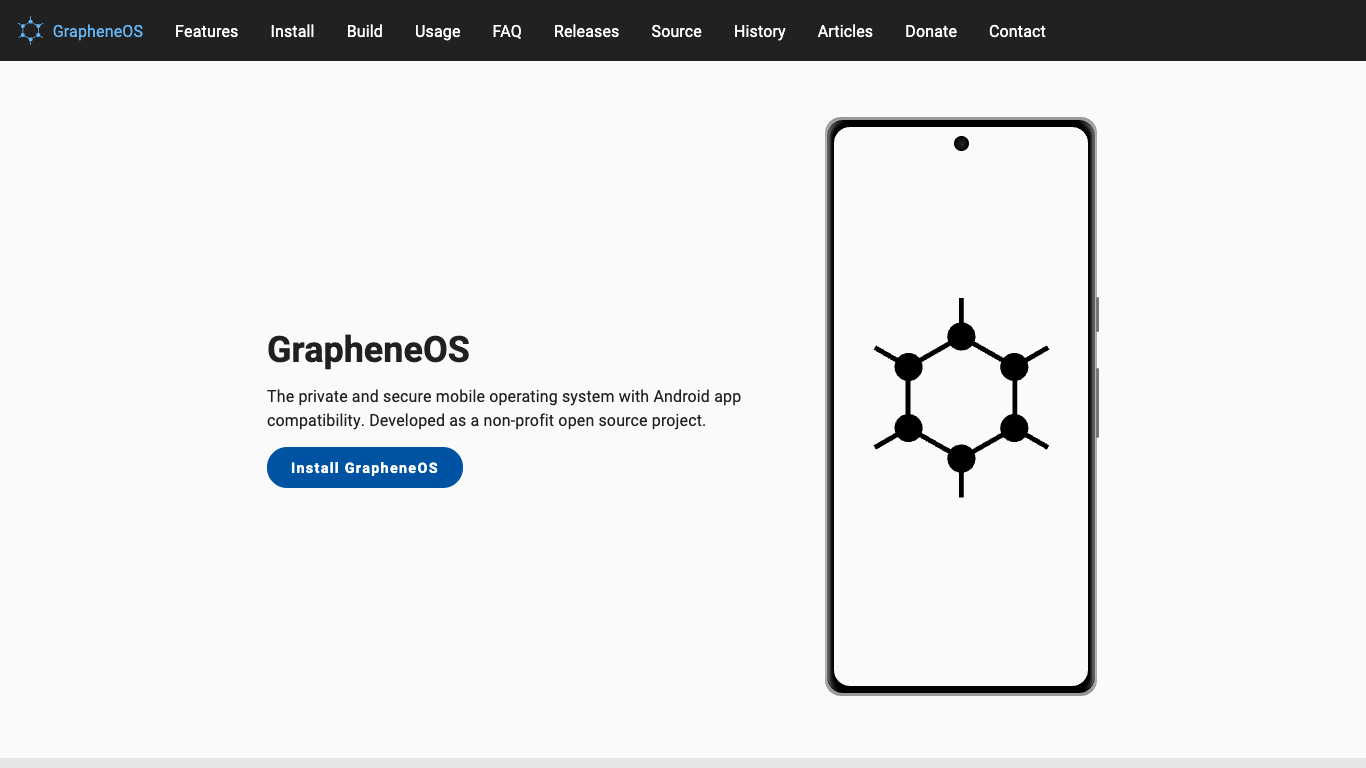 Grapheneos Screenshot