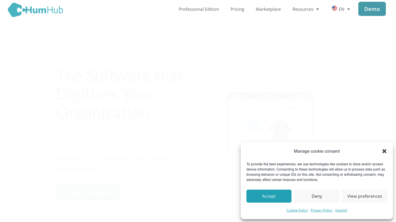 Humhub Screenshot