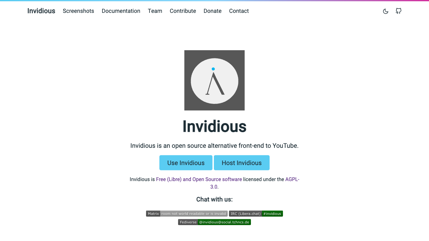 Invidious Screenshot