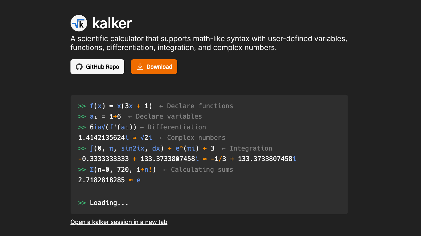 Kalker Screenshot