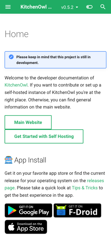 Kitchenowl Celular