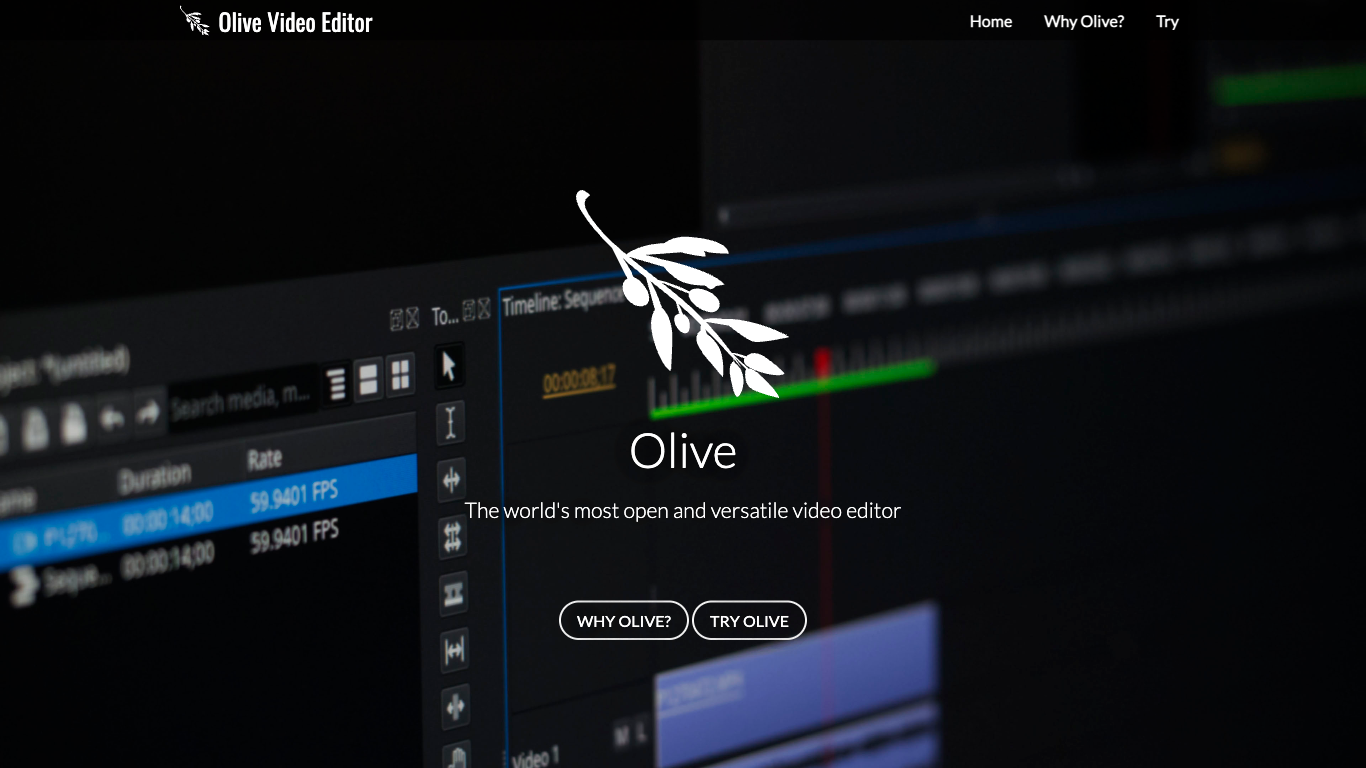 Olive Editor Screenshot