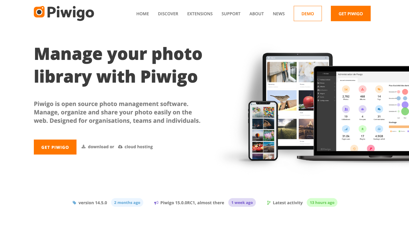 Piwigo Screenshot