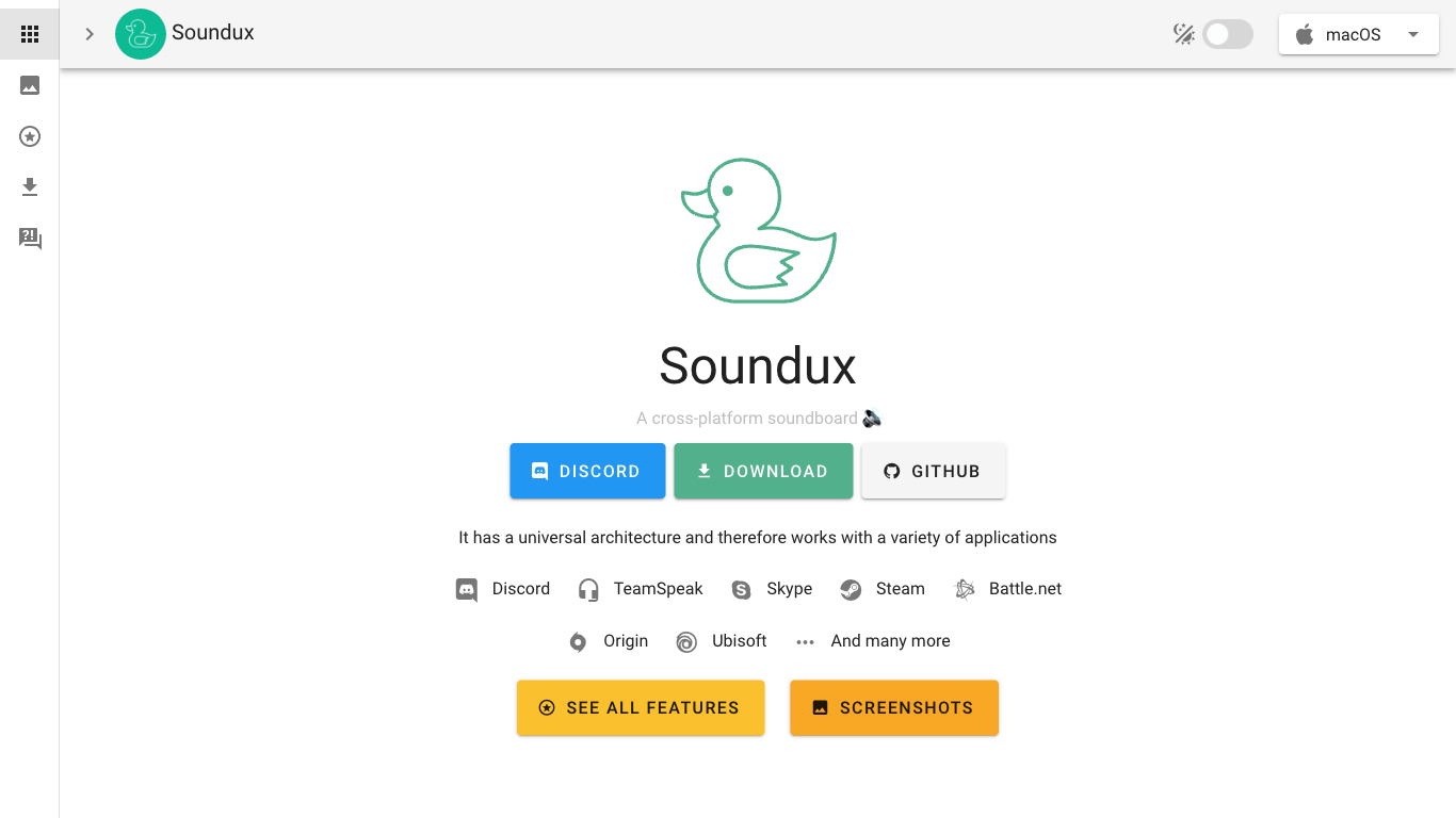 Soundux Screenshot